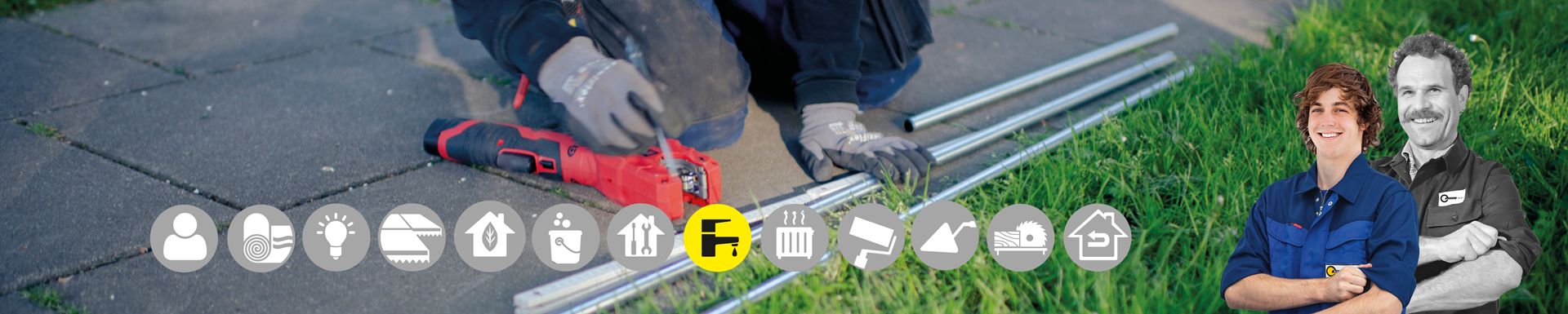 Bauhof West Headerbild Seite Haustechnik – Sanitär, Heizung, Klima